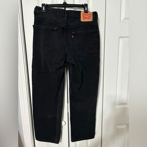 Levi’s 550 size 34x30 jeans jet black